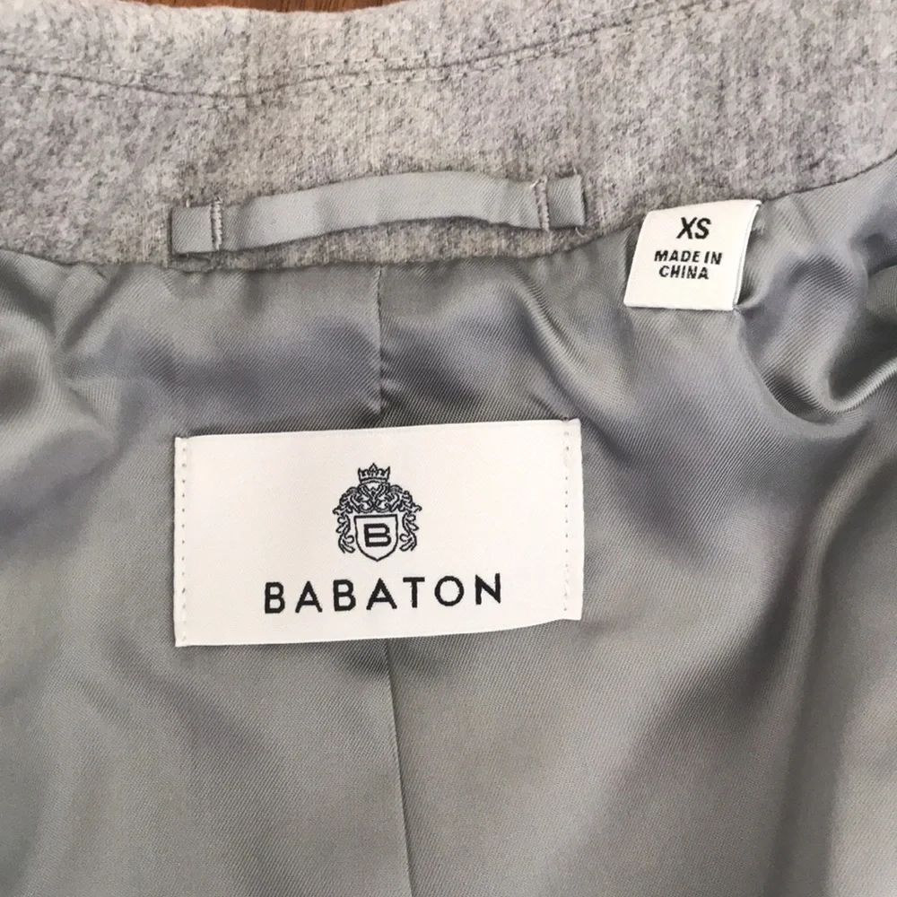 Babaton Gray Blazer Sophisticated Suit Jacket - Picture 4 of 7